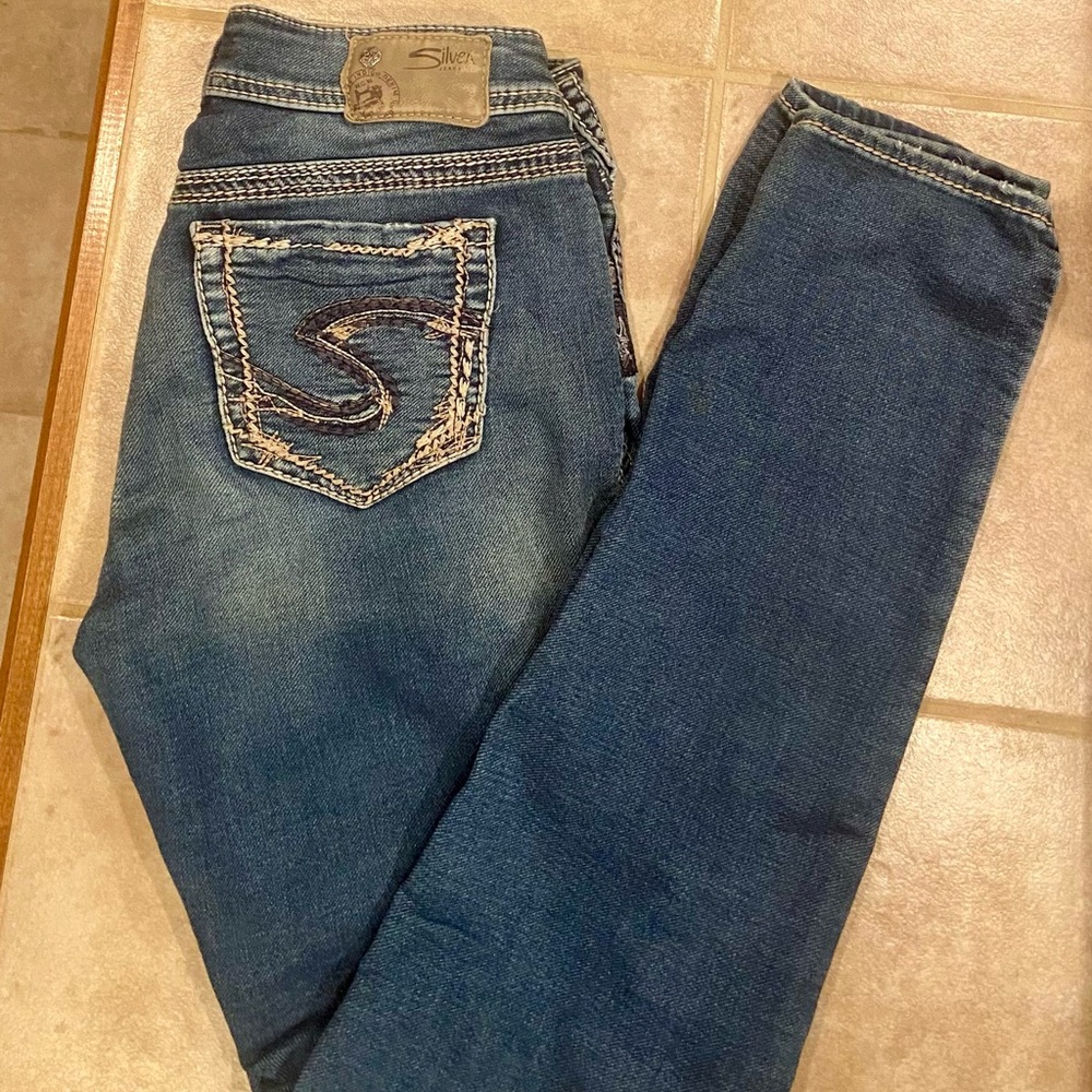 Silver SUKI Jeans